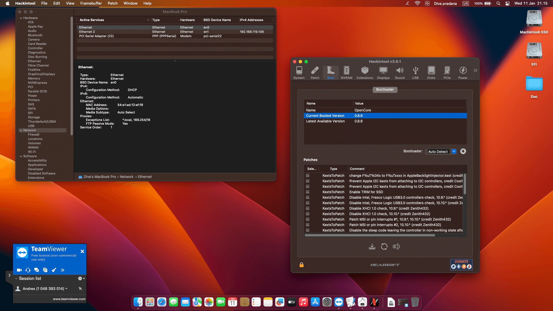 Lenovo Thinkpad X270 5th Dual Battery Touchscreen [KabyLake   Intel HD 620 + PS2 SMBUS]   OpenCore 7